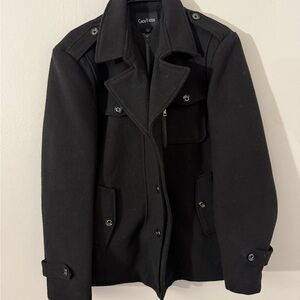 Men's Black Military Field Jacket